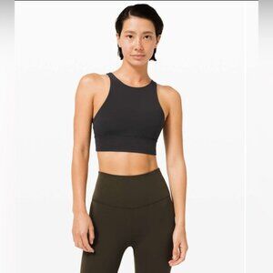 lululemon athletica Black High Neck Energy Sports Bra